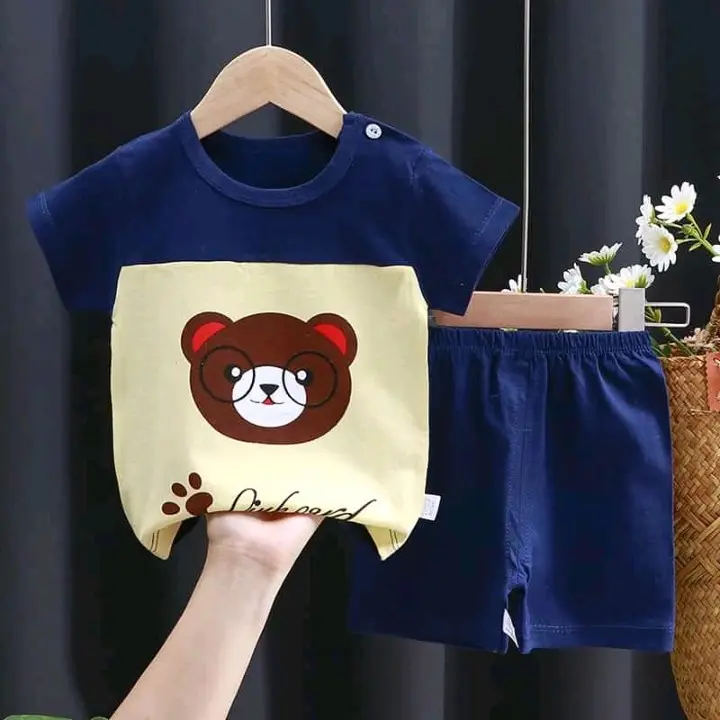 rekomendasi setelan pendek anak import lucu 2