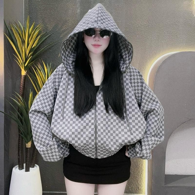 B4 Áo Khoác PC UMI Bo Chun Không Có Túi Ngoài có 4 túi trong Vải Đẹp By Hằng Fin Shop