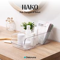 Gambar Dekoruma HAKO Tempat Penyimpanan Serbaguna dengan 3 sekat - Storage - Putih dari Dekoruma Official Store Kab. Bekasi 1 Tokopedia