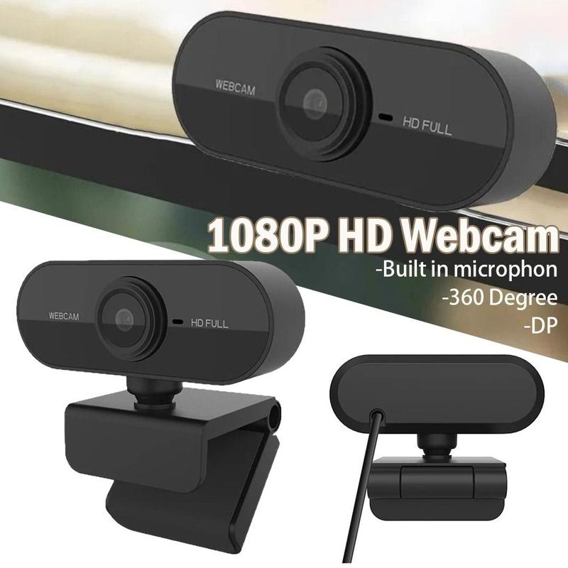 Mới 1080P Webcam độ phân giải cao có micro USB Camera máy tính Cắm là chạy Mini Webcam máy tính Cuộc gọi video