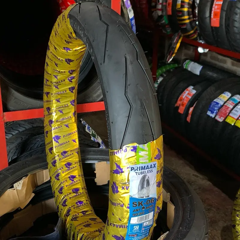 PRIMAAX SK06 90/80-17 80/80-17 70/90-17 80/80-14 90/80-14 100/80-14 Tubeles copy pirelli super corsa  ban donat primaax sk06 ban harian tubeles ban matic 1