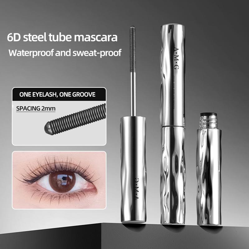 Mascara ống thép 6D chống thấm nước, chống mồ hôi, chống lem, mỹ phẩm mascara tạo kiểu lâu trôi Cosmetic Trang Điểm Nữ Women
