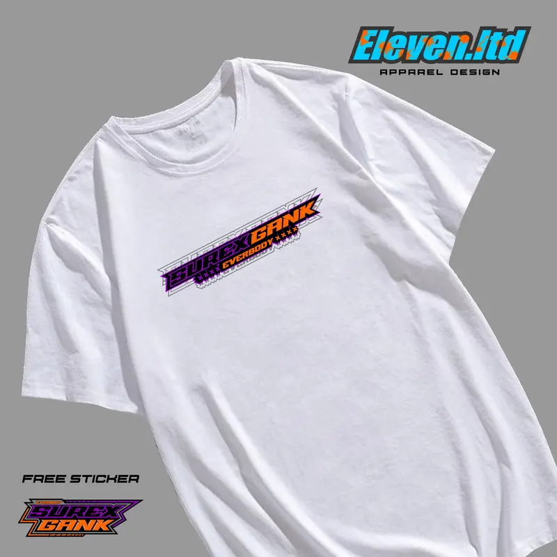 Kaos Surex Gank V2 Super Moto Herex  Tshirt Baju Racing Distro Pria Keren Bahan Katun Combat 24s Free Stiker Cowok Nyaman 5
