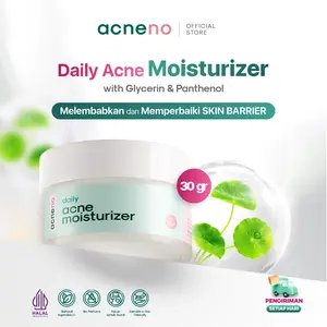 [NEW] Acneno Daily Acne Moisturizer isi 30gr | Melembabkan & Memperbaiki Skin Barrier Dengan Kandungan Panthenol  | Mencegah Jerawat | Aman Untuk Bumil & Busui | BPOM Original