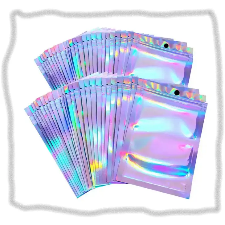 Kantong / Pouch Datar - Plastik Klip Warna Warni Pelangi Semua Ukuran 3