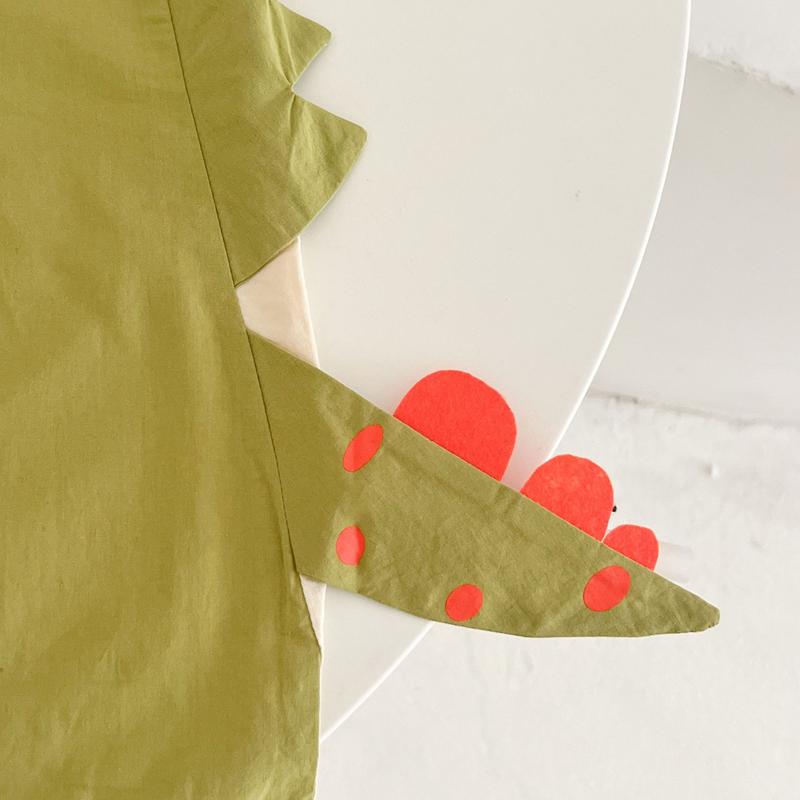 Product Introduction of 0-2 year old newborn summer cartoon dinosaur male baby thin breathable shirt jumpsuit crawling suit 6