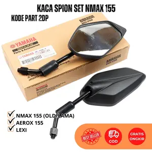 Kaca Spion Yamaha NMAX ORI 2DP - Spion 1 Set Kanan Kiri NMAX AEROX LEXI 2DP Original Motorcycle