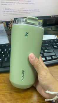 Product Review of [Domma] 480 ml Go-Sip Tumbler Double Wall Stainless Steel Insulated Water Bottle Botol Minum Thermos Kopi Teh Mug Vacuum from M**F 0