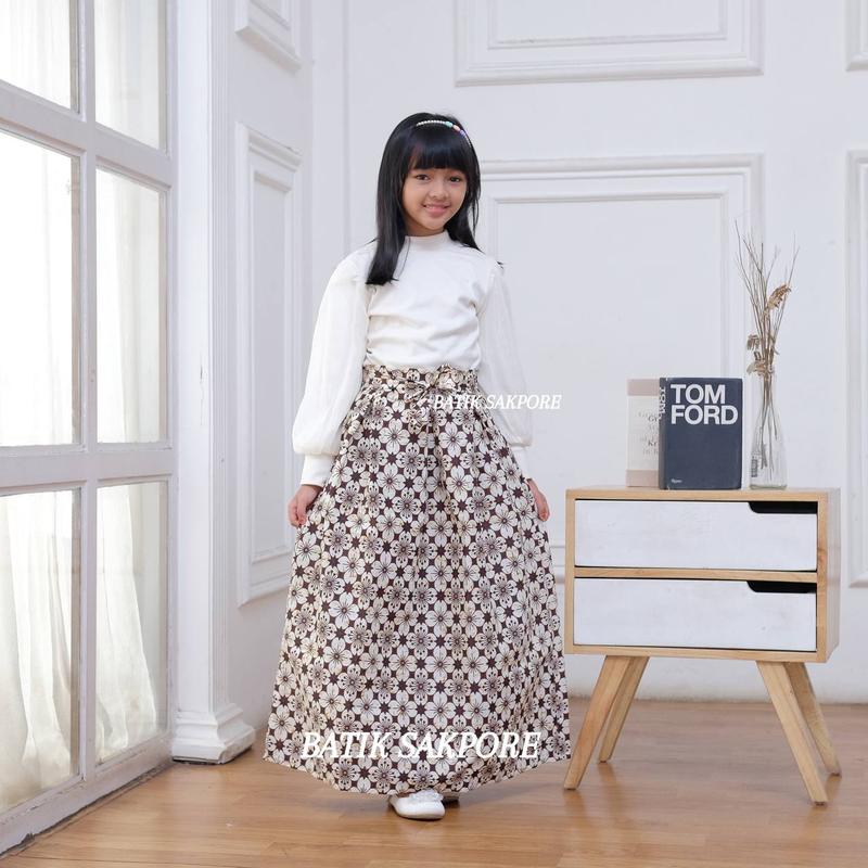 Rok Batik Anak Panjang Perempuan SD Fashion 4