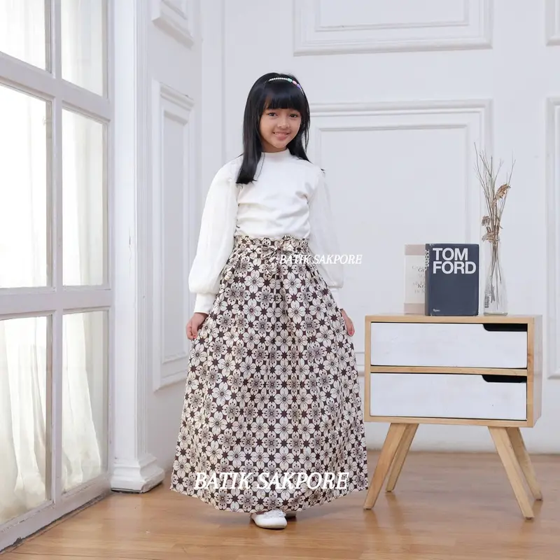 Rok Batik Anak Panjang Perempuan SD Fashion 4