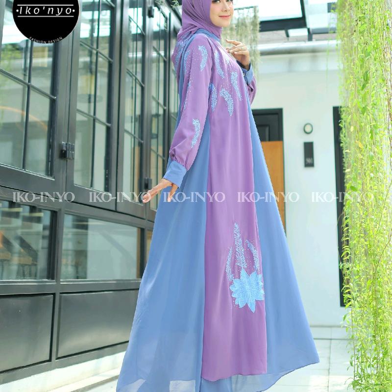 Gamis terbaru                                             mat ceruti premium                                                  bordir 1