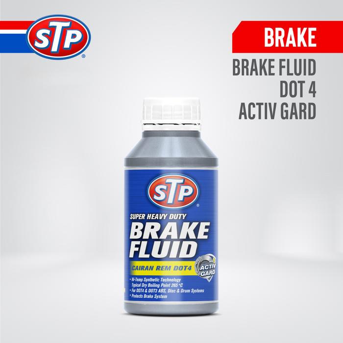 Gambar STP Brake Fluid (Cairan Minyak Rem) DOT 4 Mobil Motor 300 ml PUTIH dari STP Kota Administrasi Jakarta Utara Tokopedia