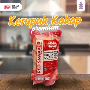 Kerupuk Hilham Ikan Kakap Merah 500 gram