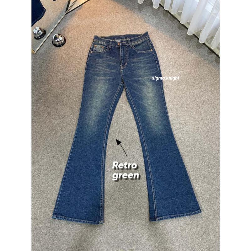 Highwaist Cutbray Jeans Retro 114 - Celana Jeans Cutbray Premium Wanita Panjang Cutbray Retro Jeans Vintage 3