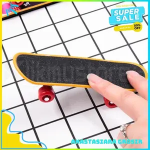 SKATEBOARD JARI MAINAN MINI FINGER SKATE BOARD LARGE HOBI MINIATUR TOY DIJAMIN GRATIS ONGKIR