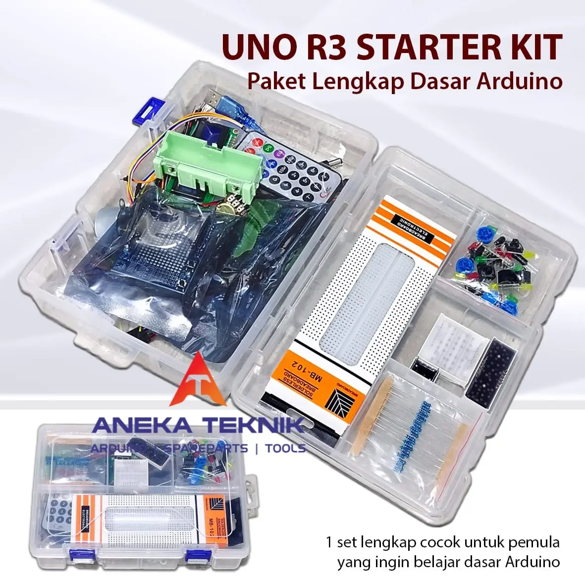 Starter Kit - Paket Lengkap Untuk Arduinno UNO R3