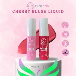 MINIPINK OFFICIAL BPOM Cherry Liquid Blush Mini Color Lips Mood Matters Soft Pemerah Mata Wajah Bibir MP062