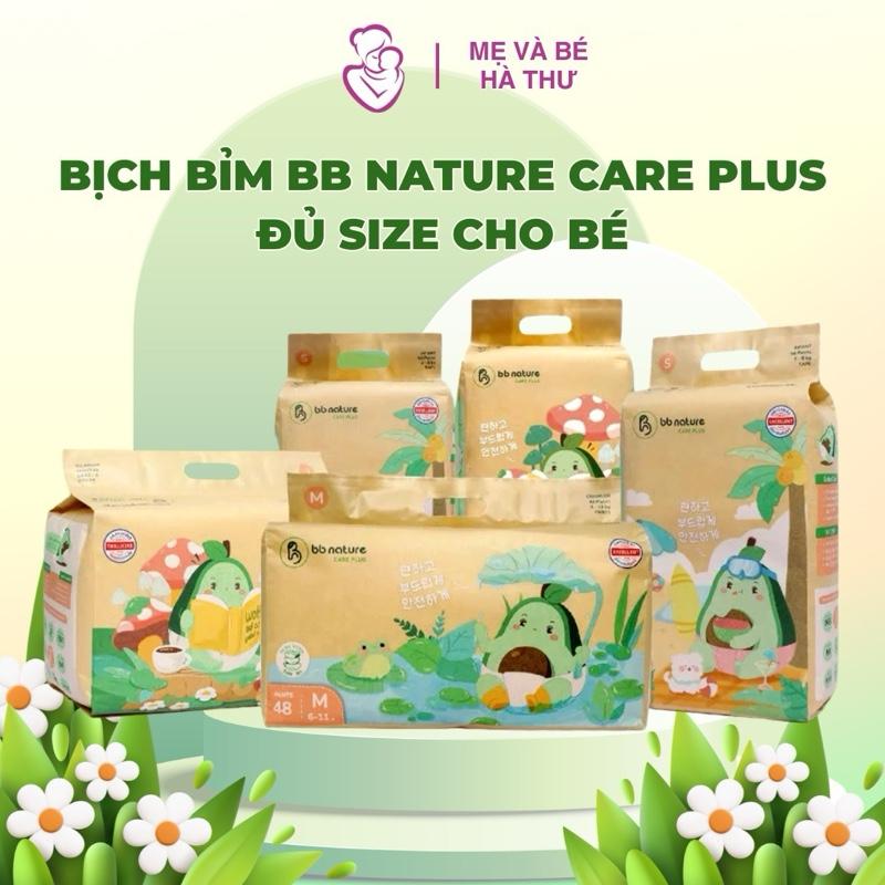 Bịch bỉm BB Nature care plus cho bé đủ size