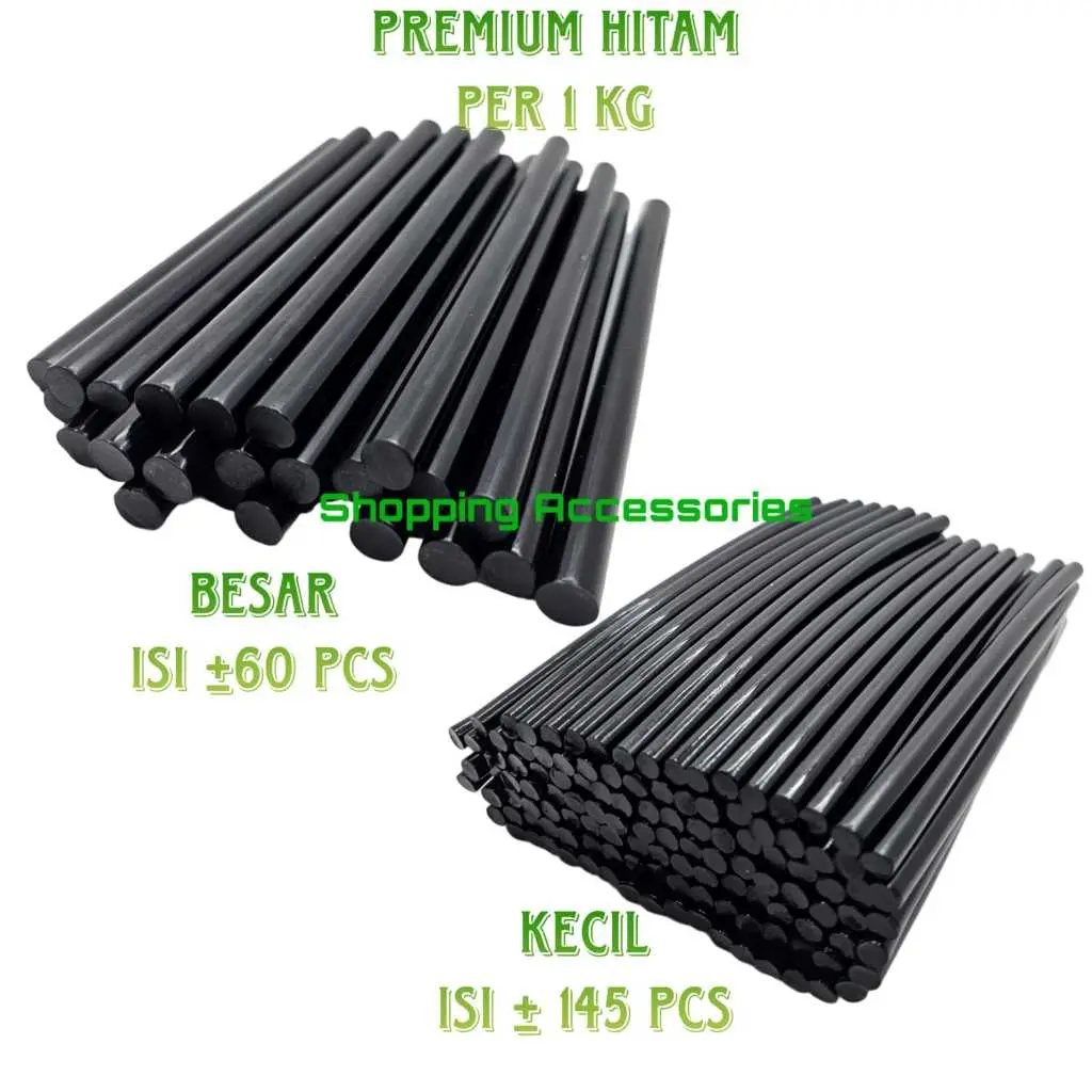 LEM LILIN / LEM BAKAR HITAM / LEM HITAM / LEM HITAM AJAIB /  ISI GLUE GUN HITAM -+ 1KG TERMURAH BEST SELLER