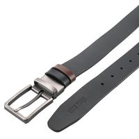 Gambar Urban State - Matte Slim Square Pin Buckle Reversible Top Grain Leather Belt - Black Brown - 100 CM dari Urban State Kota Bogor 3 Tokopedia