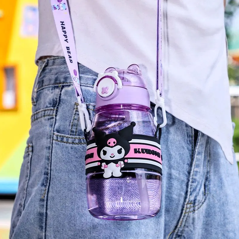 [BS] Botol Minum Anak Sekolah SD TK Free Stiker 2D dan 3D Korea Lucu / Bottle Drink 600ml BPA Free 130 1