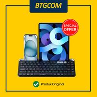 Gambar KEYBOARD OFFICE KANTOR MULTI DEVICE WIRELESS BLUETOOTH ROBOT KB30 USB 2.4GHZ BLACK dari btgcom Kota Denpasar 1 Tokopedia