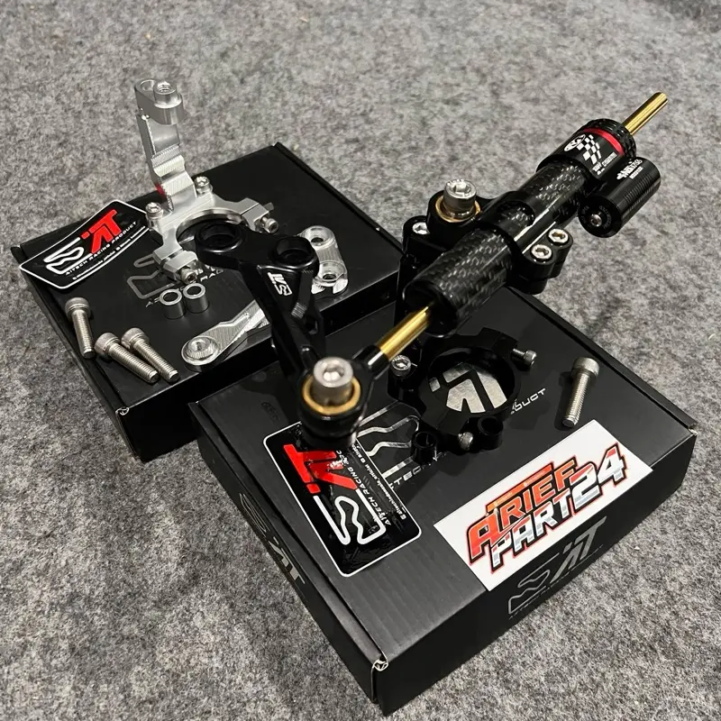 Breket Stabilizer Rx King Aitech Breket Steering Dumper Atas Matris PNP Rx King Bahan Full CNC Original Aitech