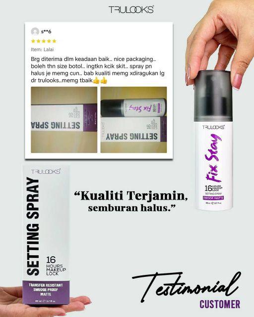 Product Introduction of Trulooks Setting/Fixing Spray 80ml 1
