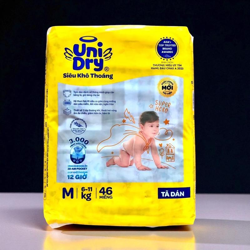 Bỉm Tã Dán Unidry M46 Miếng Cho Bé Từ 6-11Kg