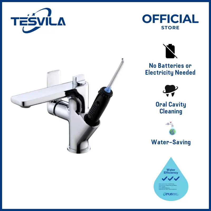 TESVILA Water Flosser Tap with Oral Irrigator