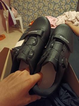 Product Review of Cycling Shoes Cleats Shoes Road Bike Shoes For Mtb And Pedal Set Roadbike Mtb Men Cycling Shoes Road Bike Boots Racing Speed Flat Sneaker Women Spd Cleats Ultralight Bicycle Footwea from r**✨ 0