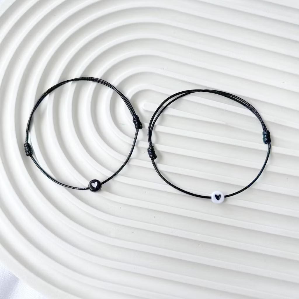 gelang couple love/ gelang couple bestie / gelang couple persahabatan/ gelang couple simple Bracelets Tali