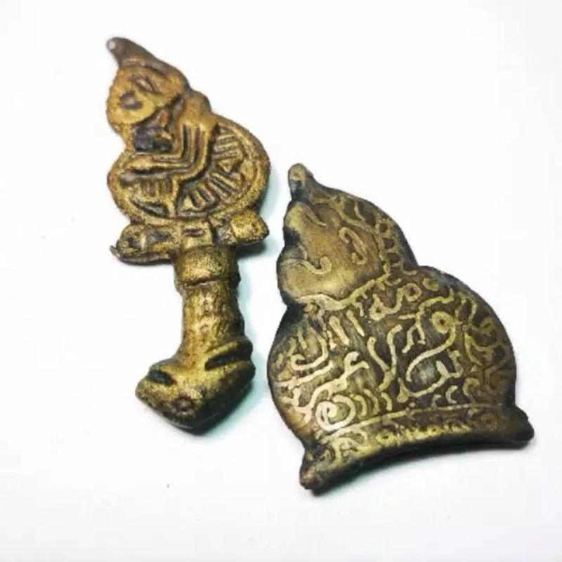 Keris Semar Mini Kuningan Tebal - Koleksi Antik Unik dan Berkualitas Tinggi - 1 PCS 0