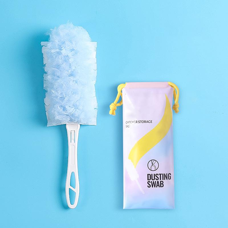 Product Introduction of Electrostatic dust removal duster with adsorption function for sweeping dust, suitable for household and car use. It can be folded and is a magic tool for cleaning cobwebs, fan dust and the like. It's similar to a feather duster. 7