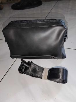 Product Review of Tas Selempang Pria Kulit Tas Tangan Clutch Bag Pria PRAHA BLACK hitam cowok from A**t S**n 2