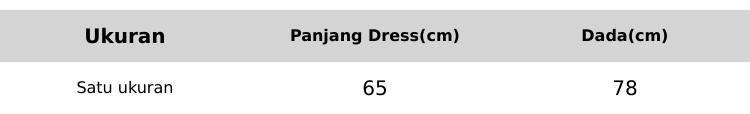 Product Introduction of Dress gemoy Bunga pendek wanita 0