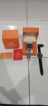 Product Review of DISKON jam tangan  !! Evans Jayden Jam Tangan Pria 9554-1 Rantai Stainless Steel Kaca Sapphire Chronograph Water Resistant 5ATM Air Bahan Watches Waterproof from b**🚒 0