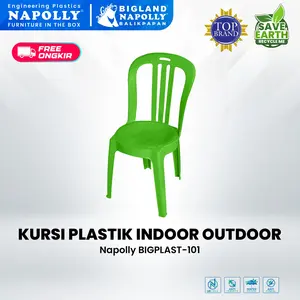 Napolly Kursi Teras BIGPLAST-101 Furniture Plastik Indoor Outdoor 455x455x865 cm