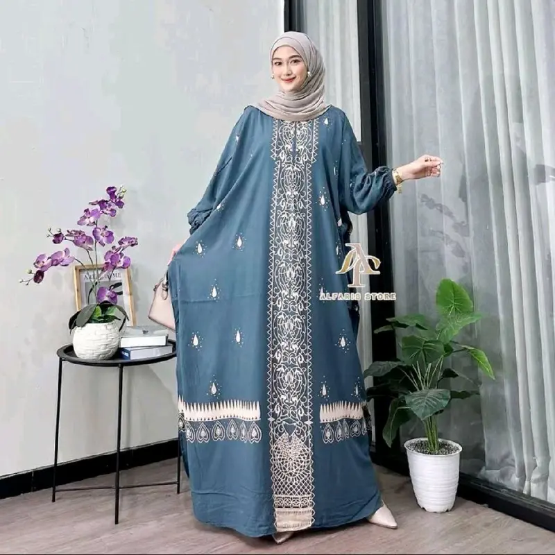 ABAYA KAFTAN JUMBO ALLSIZE BY QUINN BATIK FASHION PEKALONGAN 3