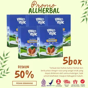BELANJA 5 BOX YOU & AND MILK DIABALANCE Susu Almond Sehat Untuk Mengatasi Masalah Diabetes Menjaga Kadar Darah Tetap Stabil Meningkatkan Kesehatan Tubuh