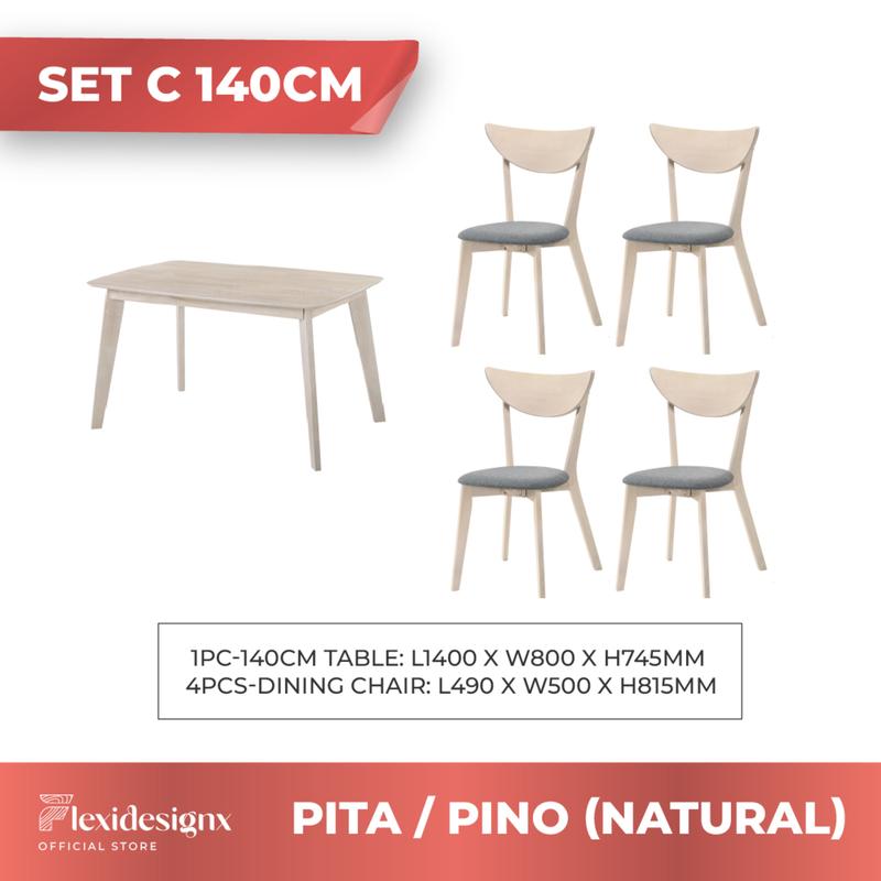 Product Introduction of Dining Chair 6 seat Wood 4 chairs Bench Solid Wood Material Promotion PINO Flexidesignx 13