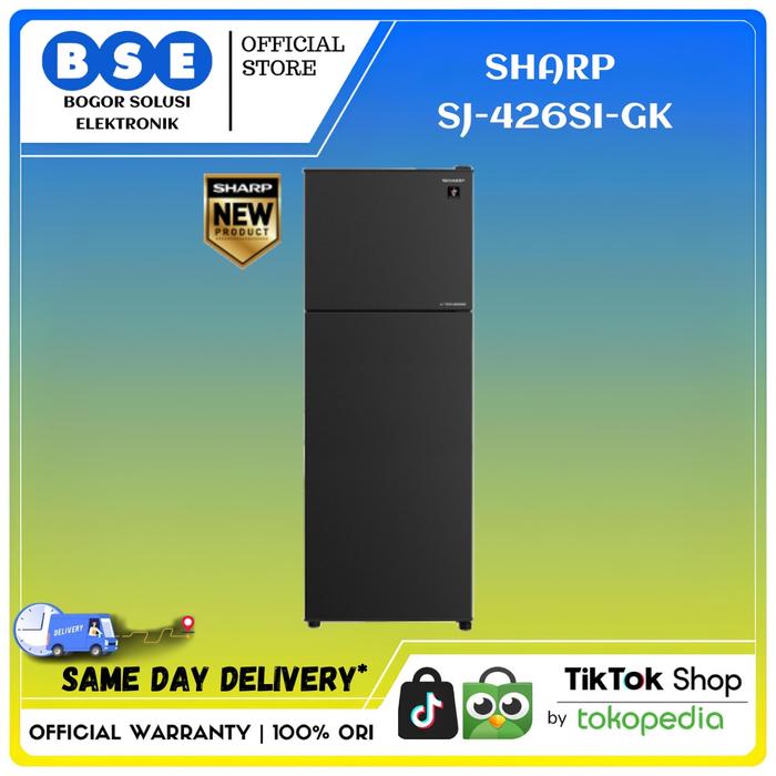 Gambar Kulkas 338 Liter SJ-426SI-GK J-TECH Inverter Kulkas Sharp 2 Pintu 426SIGK dari Bogor Solusi Elektronik Kab. Bogor Tokopedia