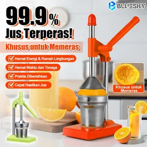 Alat Pemeras Jeruk Manual / Handpress by BLUE SKY - untuk Kios, Usaha, dan Rumah, Peras Jeruk Segar dengan Mudah & Cepat