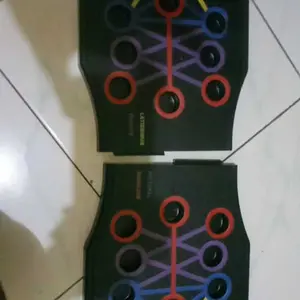 XMVP Papan Push-Up Multifungsi 3-in-1 Portable 20 x 63 cm dengan Pull Bar & Alat Perut Dada Cocok untuk Pria & Wanita Hadiah Ideal untuk Pecinta Kebugaran Kuat Tahan Lama Alat Fitness Multifungsi Bisa untuk Push-up Pull-up dan Latihan Otot Dada Perut