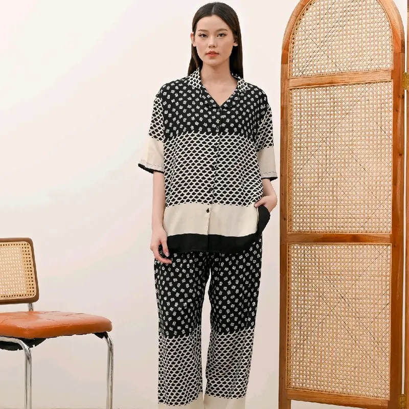 RUMI SET / Piyama Wanita Lengan Pendek (Katalog 2) Busui 4