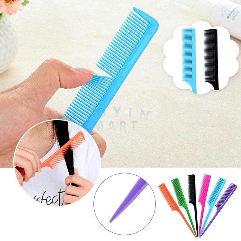 Sisir Sasak Blow Lancip Salon Rambut Sisir Plastik / Sisir Lancip Rambut Panjang / Sisir Sasak Warna / Warni Sisir lancip Rambut / Sisir Rambut Sasak 4