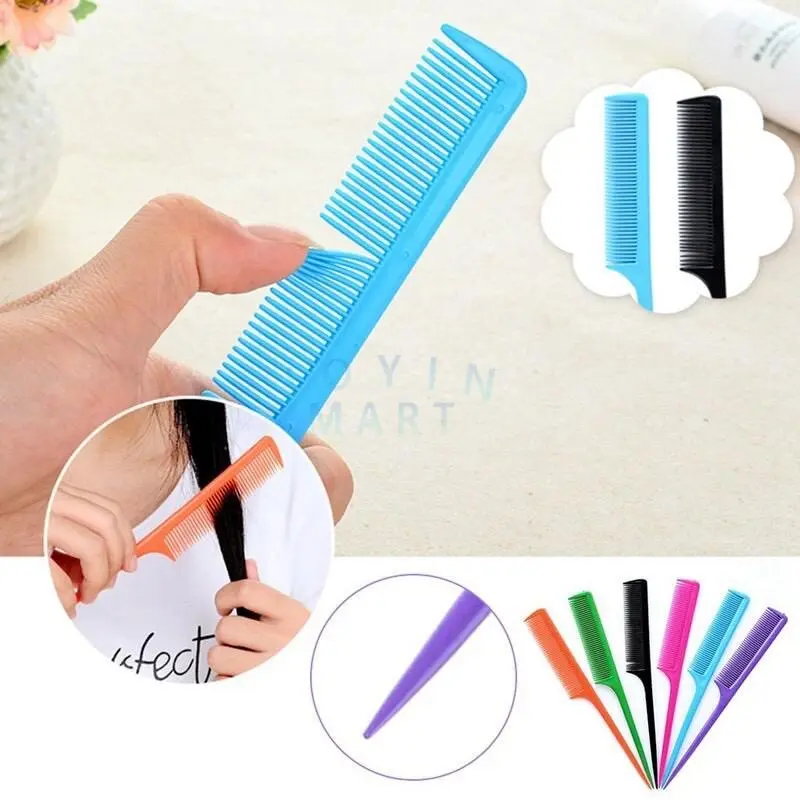 Sisir Sasak Blow Lancip Salon Rambut Sisir Plastik / Sisir Lancip Rambut Panjang / Sisir Sasak Warna / Warni Sisir lancip Rambut / Sisir Rambut Sasak 4