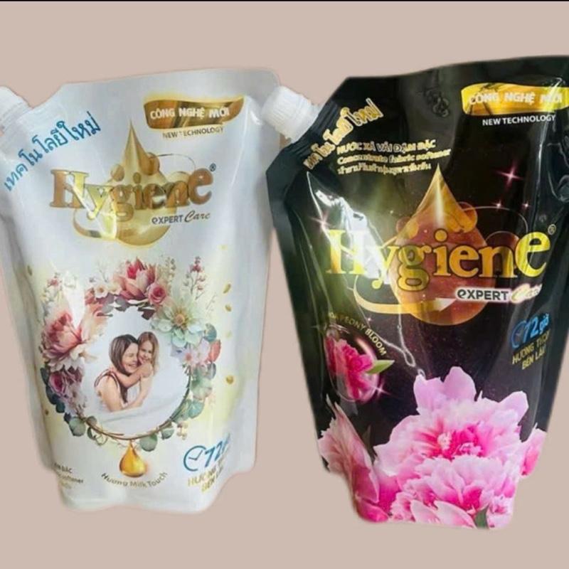  Nước xả vải lưu hương Hygiene  Sacom Việt Nam túi 1115ml thơm mát giữ màu quần áo tươi mới 
