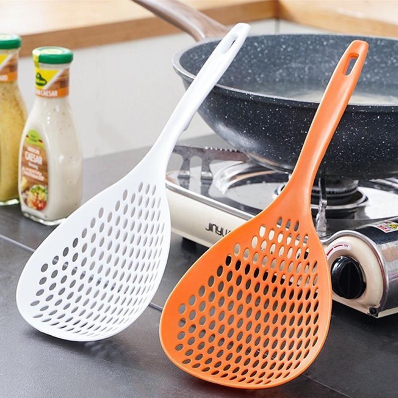 Vá vớt mì phở bún miến - Muôi vớt đồ ăn dạng lưới cỡ lớn