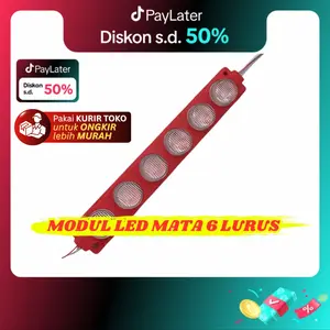 BARU! (5 BUAH) LAMPU KOLONG LED 6 MATA 6W JUMBO 12V 24V LAMPU KOLONG VARIASI MOBIL TRUK TRUCK 12 VOLT 24 VOLT